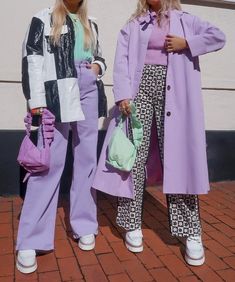 Pastel Fits, Urban Apparel, Very Peri, Daily Fashion Inspiration, Purple Outfits, Eclectic Fashion, Outfit Goals, Colourful Outfits, Looks Style