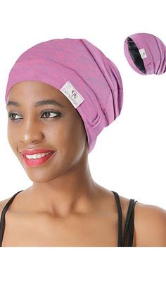 Slouchy Bonnet Sleep Cap, Soft Hair Cover Stay on Silk Lined Beanie Hat for Night Sleeping, Gifts for Women Natural Curly Hair Braids, Hair Wraps For Sleeping, Curly Hair Braids, Satin Bonnet, Hair Cover, Soft Hair