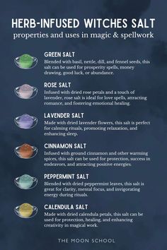 Salt in Witchcraft: Properties, Power & Uses in Magick & Spells Strength Spells Witchcraft, Pink Himalayan Salt Witchcraft, Sea Magick Witchcraft, Healing Spells Witchcraft, Salt In Witchcraft, Cleansing Witchcraft, Witch Salt, Magic Salt, Witchcraft Diy