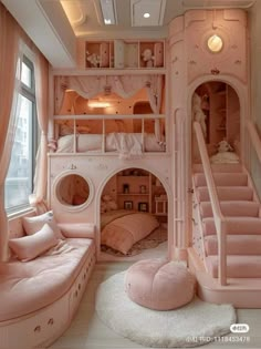 Luxury Kids Bedroom, Amazing Bedroom Designs, Cool Room Designs, Kids Room Interior, Kids Room Interior Design, Dream Bedrooms, Kids Bedroom Inspiration, Kids Bedroom Designs