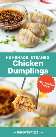 How to make a flavorful chicken dumpling, with step by step instructions. Great for beginners.