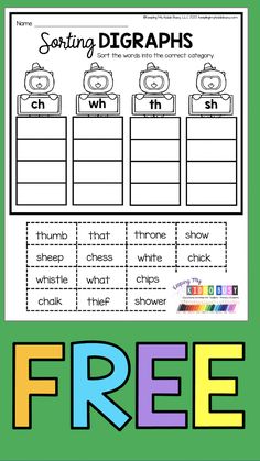 a free printable worksheet to teach children how to write and draw pictures