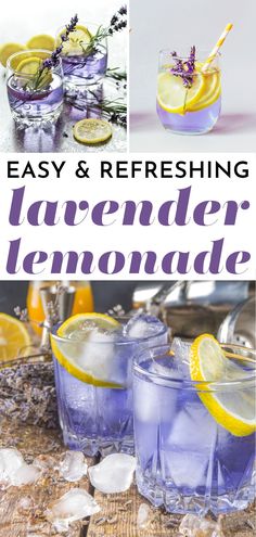 lavender lemonade is an easy and refreshing summer drink