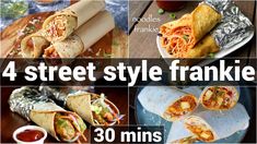 four street style franklinies are shown in this collage with the words, 30 mins