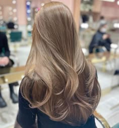 Soft Brown Hair Color Natural, Cool Medium Brown Hair Color, Milky Brown Hair Color, Light Frosted Brown Hair, Solid Light Brown Hair, Honey Tea Brown Hair Color, Milk Tea Beige Hair, Milk Brown Hair