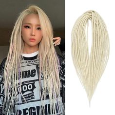 PRICES MAY VARY. Material: Made of high quality imported low-temperature fiber, super soft dreadlock extensions for unisex. Features:20 inch double ended dreadlocks extensions 15 strands/pack, about 0.6cm thick, 6.2g/strand, thin and lightweight , about 4-6 packs for a full head. Hair Extensions:DE synthetic dreads extensions, one is equal to the length of two, and freely change the length of the your hair extension. Packing Including: 1 big crochet; 1 wooden crochet ( use to tight the loose); r Micro Braids Hairstyles, Headwrap Hairstyles, Dreads Extensions, Big Crochet, Sleeping Cap, Dreadlocks Extensions, Light Pink Hair, Dread Extensions, Dreadlock Extensions