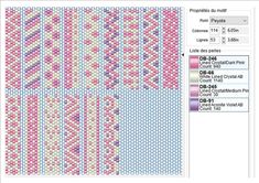 a cross stitch pattern is shown on the webpage, and it appears to be in color