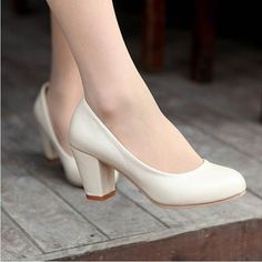 Sepatu Pump, Cream Heels, Heeled Pumps, Low Heel Pumps, Black Pumps Heels