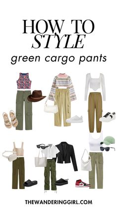 Wondering what to wear with green cargo pants? This post shows you 11 amazing green cargo pants outfit ideas for summer, spring, fall, and winter. These include olive green cargo pants outfits, army green cargo pants outfits, street style green cargo pants outfits, dark green cargo pants, baggy green cargo pants, light green cargo pants, and more. Fall Fits Cargo Pants, What To Wear With Army Green Cargo Pants, Light Green Cargo Pants Outfit, Green Cargo Pants Outfit Ideas, Army Green Cargo Pants Outfit, Olive Green Cargo Pants Outfit, Parachute Pants Outfits, Style Green Cargo Pants