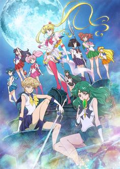 Sailor Moon Crystal season 3 Sailor Moons, Saylor Moon, Sailor Guardians, Art Geek, Naoko Takeuchi, Minako Aino