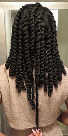 Twisted Hair, Natural Hair Twists, Twist Styles, Natural Curls Hairstyles