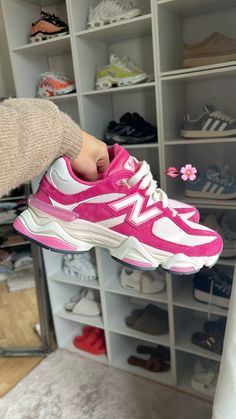 #9060 #newbalance #fuchsia #pink #best #girl Fuchsia Shoes, New Balance Trainers, Pretty Sneakers, Balance Trainers, Trendy Shoes Sneakers, Preppy Shoes, Pretty Shoes Sneakers, Best Girl, Cute Sneakers