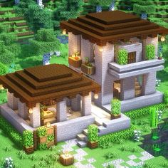 Minecraft Building Designs, Minecraft Structures, Minecraft Interior Design, Bangunan Minecraft, Easy Minecraft Houses, Diy Minecraft, Minecraft Medieval