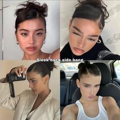 Glowup Tips, Sleek Back, Easy Hairstyles For Thick Hair, Cute Quick Hairstyles, Hair Inspiration Long, Hair Color Streaks, Hairstyles Trendy, Hairstyles For Layered Hair