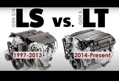 an image of two engines with the words ls and lt on them, which are labeled