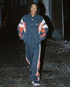 2000s Tracksuit, Sportwear Outfit, Tracksuit Outfit, Concept Clothing, Mens Outfit Inspiration, Track Suit