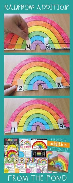 the rainbow addition is an easy way to learn how to use it for numbers and counting