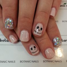 Botanic Nails, Halloweenský Makeup, Unghie Nail Art, Get Nails, Halloween Nail Art, Cute Nail Designs