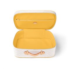 LOUIS VUITTON® - Baby Suitcase - Beige Elegant White Rectangular Luggage, Luxury White Rectangular Luggage, Baby Louis Vuitton, Louis Vuitton Baby, Louis Vuitton Presents, Louis Vuitton Official Website, Designer Baby Clothes, Designer Baby, Warm Yellow