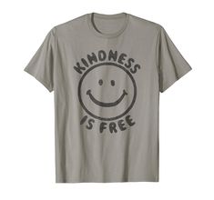 PRICES MAY VARY. Trendy Graphic Apparel 20VLIN03876A-001 Lightweight, Classic fit, Double-needle sleeve and bottom hem Kindness Is Free, Free Tshirt, Graphic Apparel, Shop Top, Fashion Brands, Branded T Shirts, Trendy Outfits, Top Styles, Fashion Branding