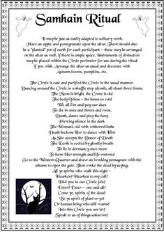 the poem for samhan ritual, written in black and white with an image of a cat