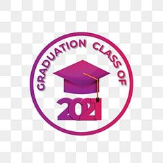 the logo for graduation class of 2012, which is purple and has a mortar cap on it