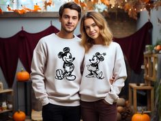 Mickey and Minnie Valentine Sweatshirt, Mickey Sketch Hoodie, Minnie Sketch Shirt, Vintage Mickey Minnie Shirts ,Family Vacation Sweater HOW TO ORDER 1 - Please check and review all listing photos. 2 - Please pick your t-shirt/sweatshirt/hoodie type and size. 3 -  Please pick your t-shirt/sweatshirt/hoodie color. 4 - Select the quantity. 5 - Click add to cart. 6 - Please click "Continue to Payment". PRODUCT INFORMATION ⭐ We have a size chart on our listing photos ⭐ All our simple color ones like Cute Mickey Mouse Winter Sweatshirt, Cute Winter Mickey Mouse Sweatshirt, Cute White Mickey Mouse Sweatshirt, Cute Mickey Mouse Tops For Fall, Cute Long Sleeve Mickey Mouse Hoodie, Cute Mickey Mouse Hoodie, Mickey Mouse Long Sleeve Sweatshirt For Fall, Family Matching Long Sleeve Tops With Character Print, White Mickey Mouse Sweatshirt For Winter