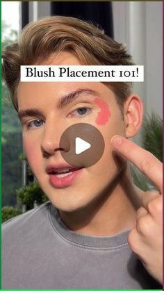 Blush Spots On Face, Blush On Temples, Blush On Eyes And Cheeks, Blusher For Medium Skin Tone, Blush Placement Heart Shaped Face, Contour And Blush For Round Face, Where To Put Eyeshadow, Blush Around Eyes, Contour And Blush Guide