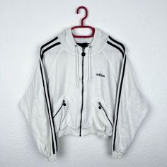 🚨 follow us on instagram @bestclassicvintage 🚨 Beautiful Adidas belly free terry hoodie from the 90s. Very good vintage condition. Size fits like a German 36 (S) Back length without hood: 50 cm Armpit to armpit: 54 cm Adidas Sweat, Womens Sweatshirts, Adidas Vintage, Adidas Hoodie, Vintage Adidas, Sweatshirts Women, Sweat Shirt, Favorite Outfit, Art Collection