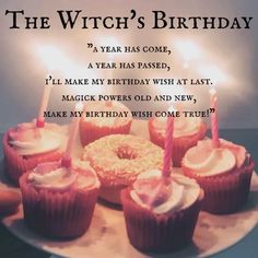 Spells For Birthday, Birthday Spells And Rituals, Pagan Birthday Party, Spells To Do On Your Birthday, Witchy Things To Do On Your Birthday