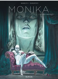 the cover to monika, an animated comic book