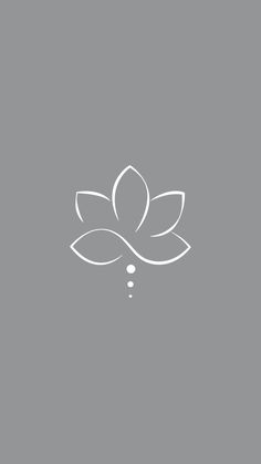 a white lotus flower on a gray background