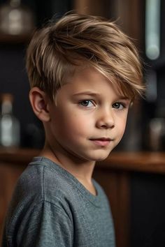 Boy Haircuts Long On Top, Classic Boys Haircut, Toddler Fade Haircut, Kid Haircuts, Haircut At Home, Toddler Haircuts