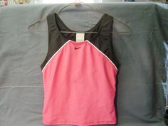 Built In Shelf, Pink Nike, Nike Sports Bra, Pink Nikes, Built In Shelves, Nike Sports, Black Sports Bra, Sports Top, Shelf Bra