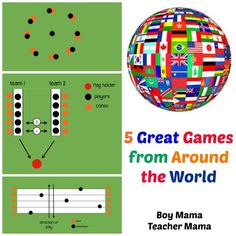 the five great games from around the world by boy mama teacher mama, book 2