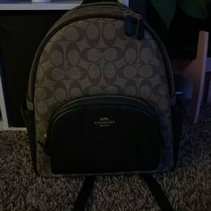 Coach Book Bag Only Used Three Times Great Condition Signature Brown Canvas Bags Coach, Book Bag, Brown Canvas, Coach Bags, Bag Lady, Conditioner, Backpacks, Canvas, Women Shopping