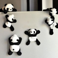 PRICES MAY VARY. ❤ Material: Plush, Magnet;Size: 9cm x 9cm/3.54" x 3.54" (Approx.); ❤ Great as souvenirs or decorations for anyone and anywhere. Kids, teenagers, and adults will love them. They'll add to the look of any party or office interior. ❤ Cartoon panda shape fridge sticker, very lovely. Can decorate your fridge and make your home full of vital force. Strong magnet can stick to fridge firmly. ❤ Can be directly adsorption on any metal or magnetic surface, such as refrigerators, air condit Panda Room, Panda Things, Panda 3d, Panda Items, Whiteboard Sticker, Panda Stuff, Fridge Stickers, Panda Party, Sculptural Fashion