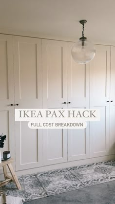 Build A Wardrobe Closet, Wall To Wall Wardrobe Ideas, Ikea Built In Hack Pax, Ikea Wall To Wall Closet, Office Pax Ikea, How To Make Ikea Pax Look Built In, Black Built In Wardrobe Bedroom, Wardrobe Hacks Diy, Built In Pax Wardrobe Ideas