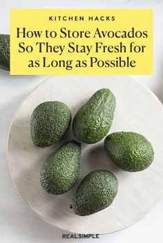 Learn how to store avocados so they last. You'll find tips on how to store a whole avocado, how to store cut avocado, and how to freeze avocado for longterm storage. Can I Freeze Avocado, How To Store Ripe Avocados, Can You Freeze Avacodos, How To Preserve Avocado In Fridge, How To Keep Avocados Fresh, How To Save Avacodo, Freezing Avocados How To, How To Keep Avacoda Fresh, How To Make Avocados Last Longer