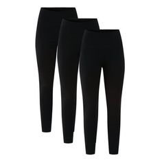 Mix and match and create a look that is all your own with No Boundaries' three-pack of leggings. The trendy ankle length looks great with both heels and flats and underneath all your favorite tops. These Leggings from No Boundaries add a comfortable touch to your wardrobe, featuring stretch fabric that moves with you for a cozy feel. Only at Walmart. Size: XS.  Color: Multicolor.  Gender: female.  Age Group: adult. Walmart Leggings, Spandex Pants, Ankle Length Leggings, Legging Fits, Knit Leggings, Ankle Leggings, High Rise Leggings, Junior Outfits, No Boundaries