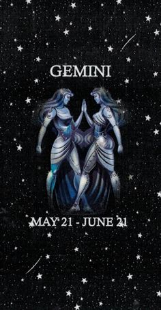 a concert poster for the band's upcoming album, gemini