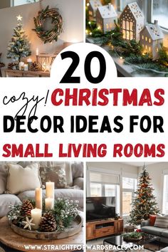 christmas decor ideas for small living rooms that are easy to do with the holiday season