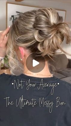 Diy Hairdos For Medium Hair, Messy Bun Thick Hair Tutorial, Quick And Easy Updos For Long Hair, Easy Messy Buns, Simple Updos For Medium Hair, Buns For Long Hair, Easy Bun Hairstyles For Long Hair, Diy Updo, Easy Updos For Long Hair