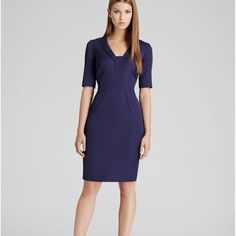 As Seen On House Of Cards Short Sleeve, Fitted Panel Dress In Navy Uk 8 Us 4 Panel Dress, House Of Cards, Navy Dress, Colorful Dresses, Color Blue, Size 4, Midi Dress, Angel, Womens Dresses