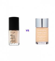 Nars Sheer Glow Foundation ($45) vs Neutrogena Healthy Skin Liquid Makeup ($14)  A light coverage foundation with skin brightening benefits, Nars’ Sheer Glow Foundation is the perfect everyday foundation. But for just $14, Neutrogena’s antioxidant-rich Healthy Skin Liquid Makeup will give you a nearly identical dewy finish. The only difference? Neutogena’s formula offers a bit more coverage than the Sheer Glow Foundation. Budget Lifestyle, Nars Light Reflecting Foundation, Light Coverage Foundation, Affordable Makeup Brushes, Nars Sheer Glow Foundation, Nars Sheer Glow, Cheap Makeup Brushes, Celebrity Beauty Secrets, Best Drugstore Makeup