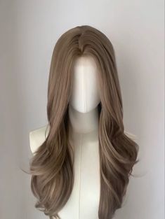 Office Hair Color, Light Brown Sandy Hair Color, Blonde Hair Color Ideas For Tan Skin, Lighter Hair Color Ideas, Hazel Beige Hair Color, Dusty Light Brown Hair, Neutral Beige Blonde Hair, Hair Colours For Neutral Skin Tones, Hazel Beige Hair