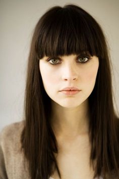 Ladies Wigs, Straight Across Bangs, Long Human Hair Wigs, How To Cut Bangs, Indian Remy Hair, Bangs With Medium Hair, Felicity Jones, Haircuts Straight Hair, Pale Skin