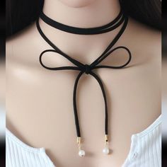 Gothic Black Velvet Leather Necklace Long Layered Wrap Suede Bow Choker Necklace Vintage Pearl Beaded Love Heart Pendant Necklace For Women Goth Necklace Is Made Of Fine Material Velvet And Alloy, Hypoallergenic, Safe For Your Skin. The Size Of Necklace Is About 63.7inch, Please Confirm Whether The Size Is Suitable Before Purchasing. The Classic Choker Necklace Has A Unique Layered Design, Statement, Charming And Trendy. The Vintage Necklace Is Great For You To Wear On Festivals, Ceremony, Party Black Ribbon Choker, Bow Choker, Black Leather Choker, Ribbon Choker, Dark Vibes, Goth Necklace, Choker Dress, Zara Jewelry, Leather Choker Necklace