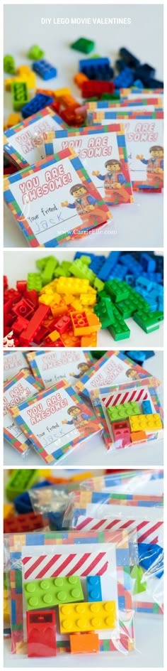 lego movie valentine's day gift idea for kids with free printables and instructions