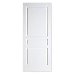 an open white door on a white background